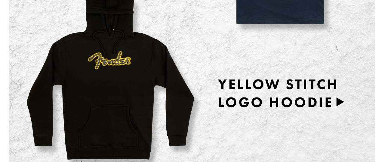 Yellow Stitch Logo Hoodie