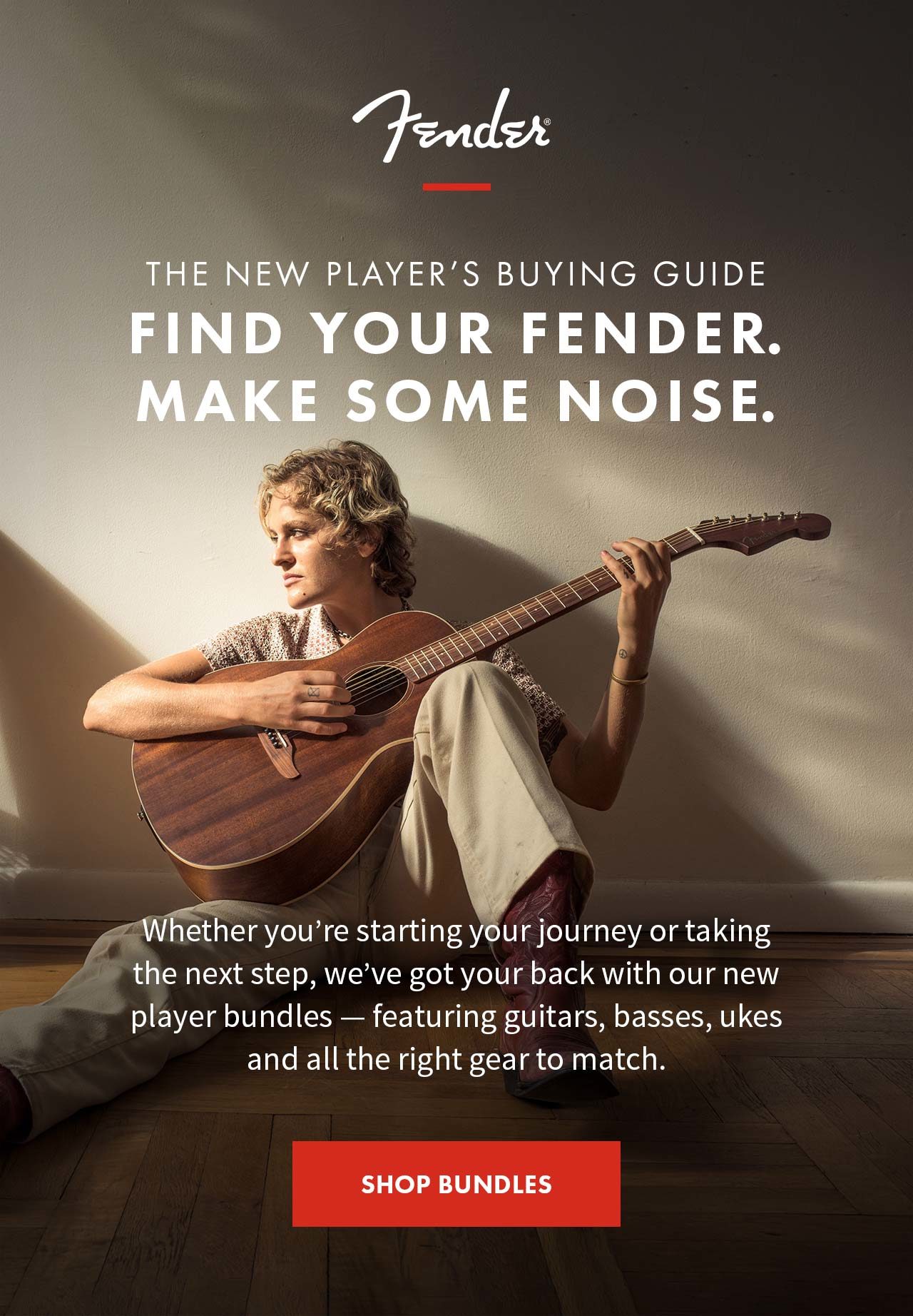 Find Your Fender. Make Some Noise. | Shop Bundles