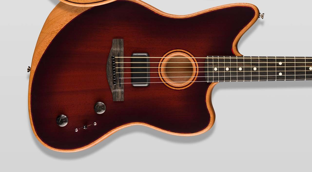 American Acoustasonic® Jazzmaster® All-Mahogany