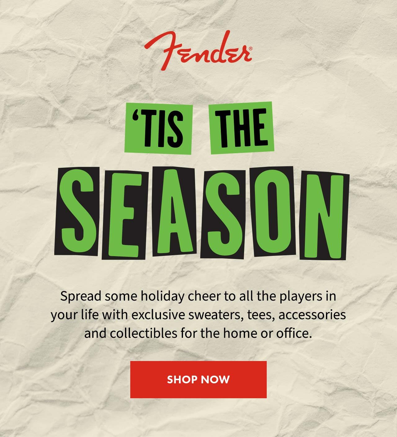 Spread some holiday cheer to the players in your life. Shop Now.