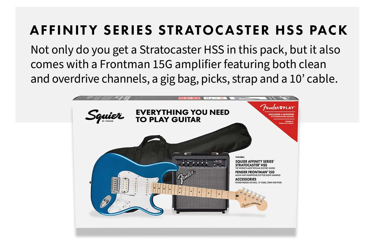 Affinity Series Stratocaster HSS Pack