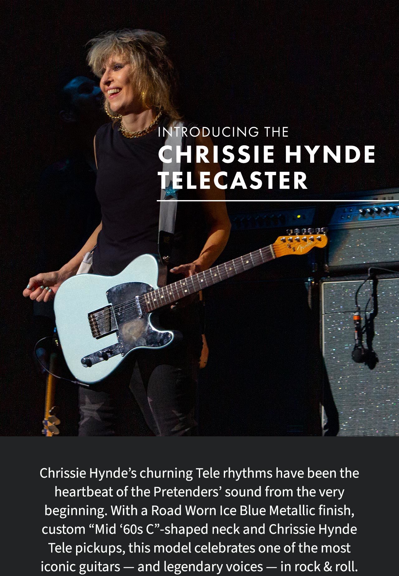 Introducing the Chrissie Hynde Telecaster