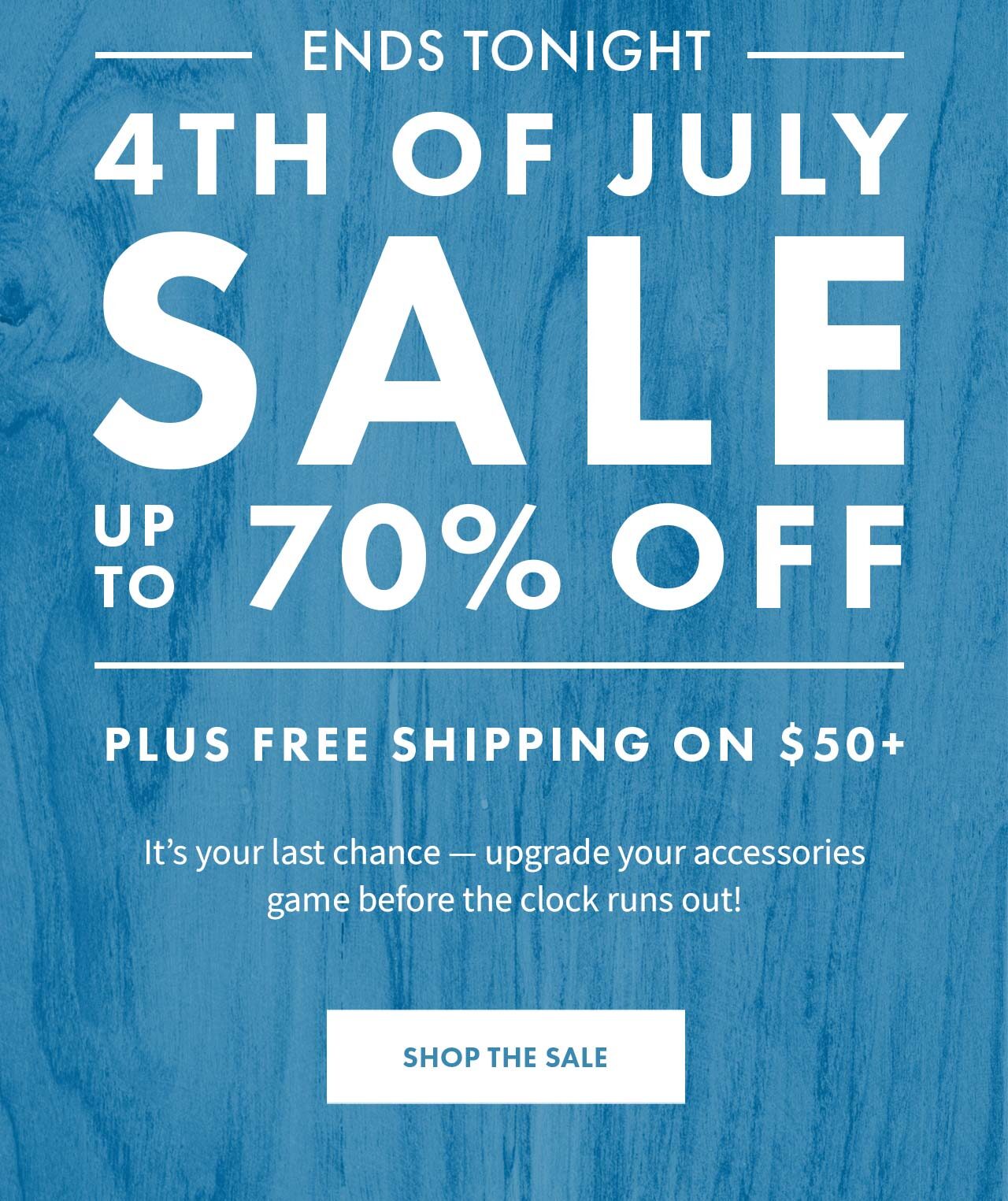 4th of July Sale