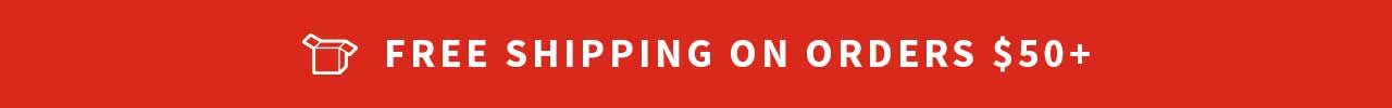 Free Shipping On Orders Over $50
