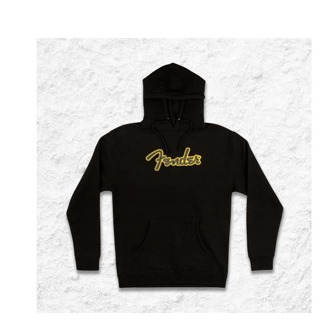 Yellow Stitch Logo Hoodie