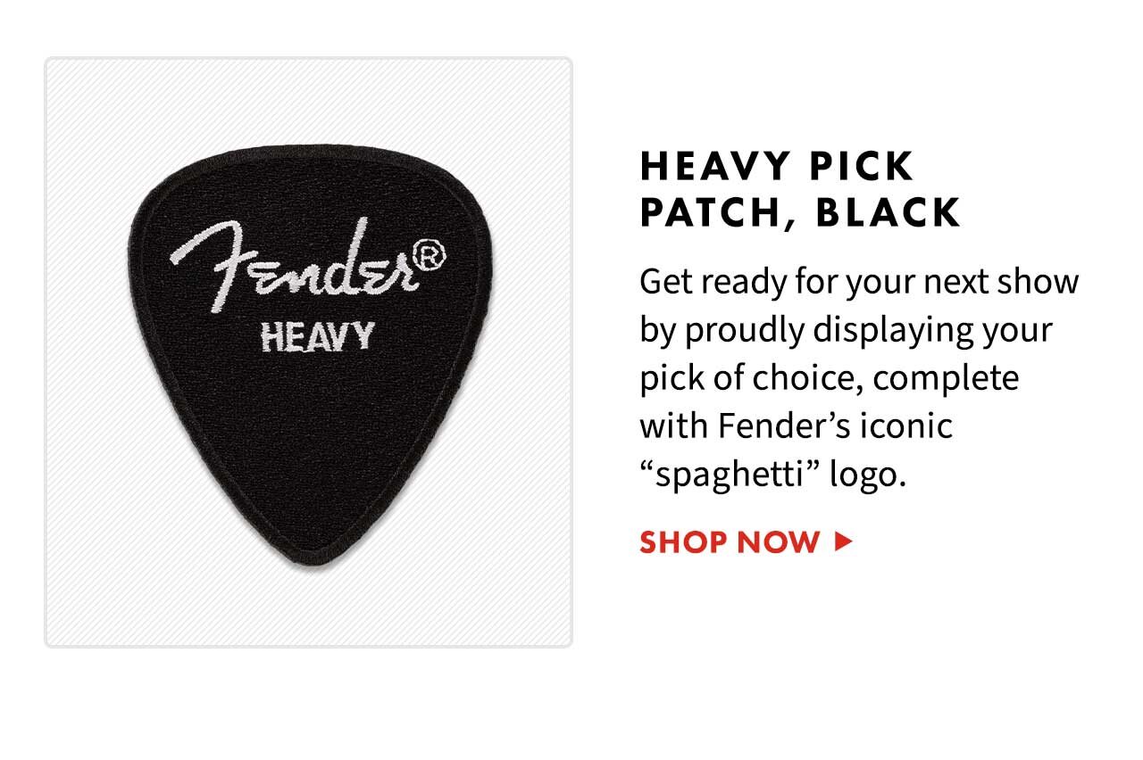 Heavy Pick Patch, Black