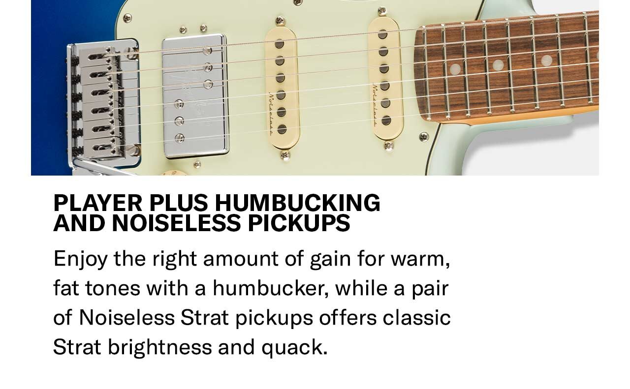 Player Plus Humbucking And Noiseless Pickups