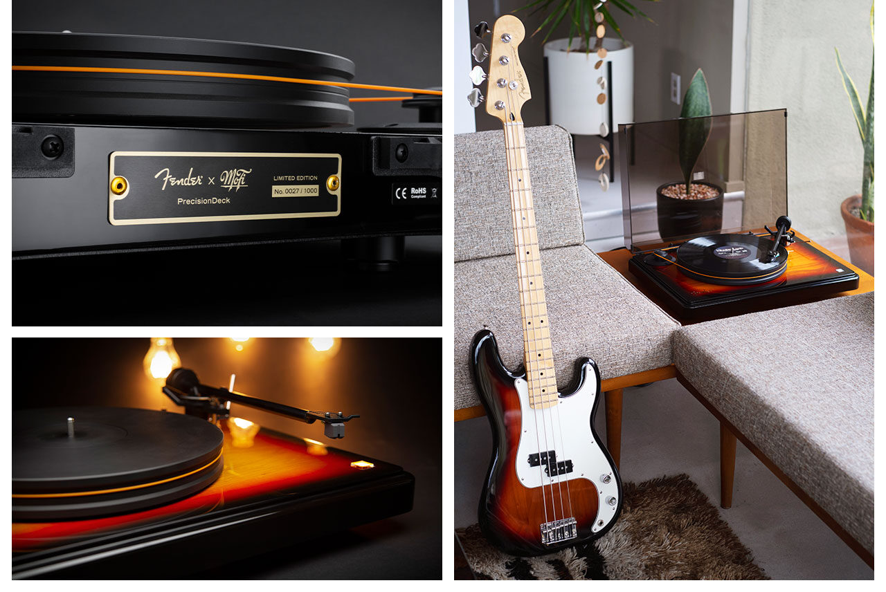 Fender x MoFi turntables