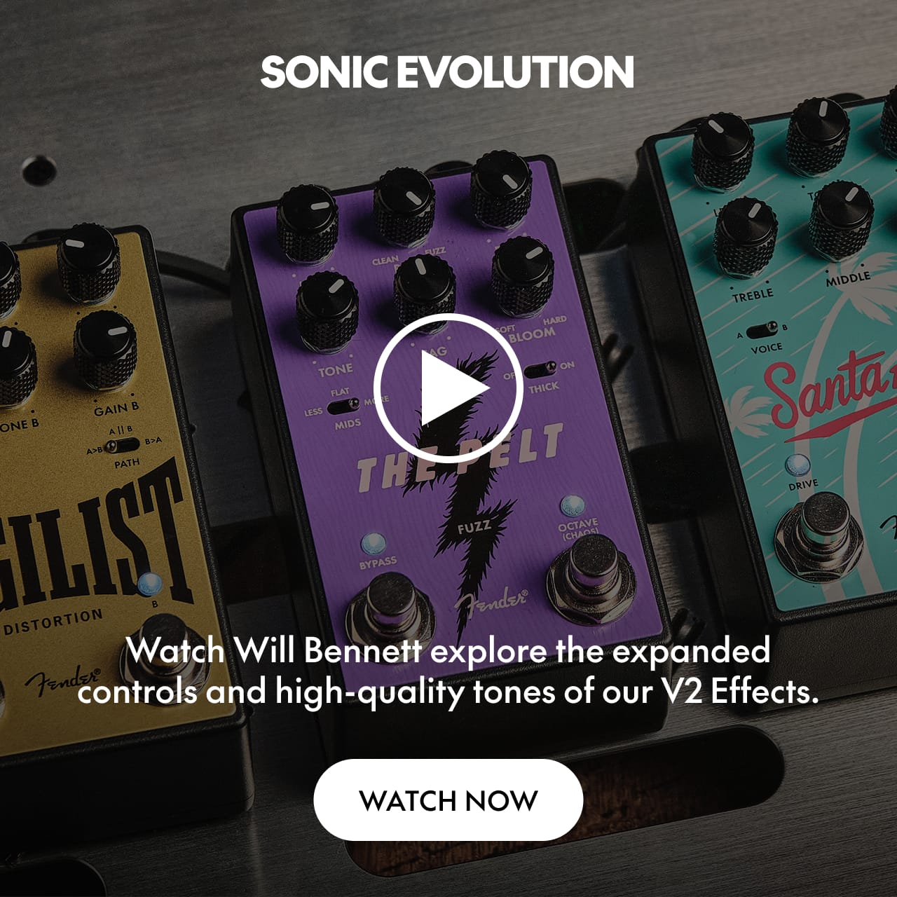 Watch Will Bennett explore the expanded controls and high-quality tones of our V2 Effects. | Watch Now