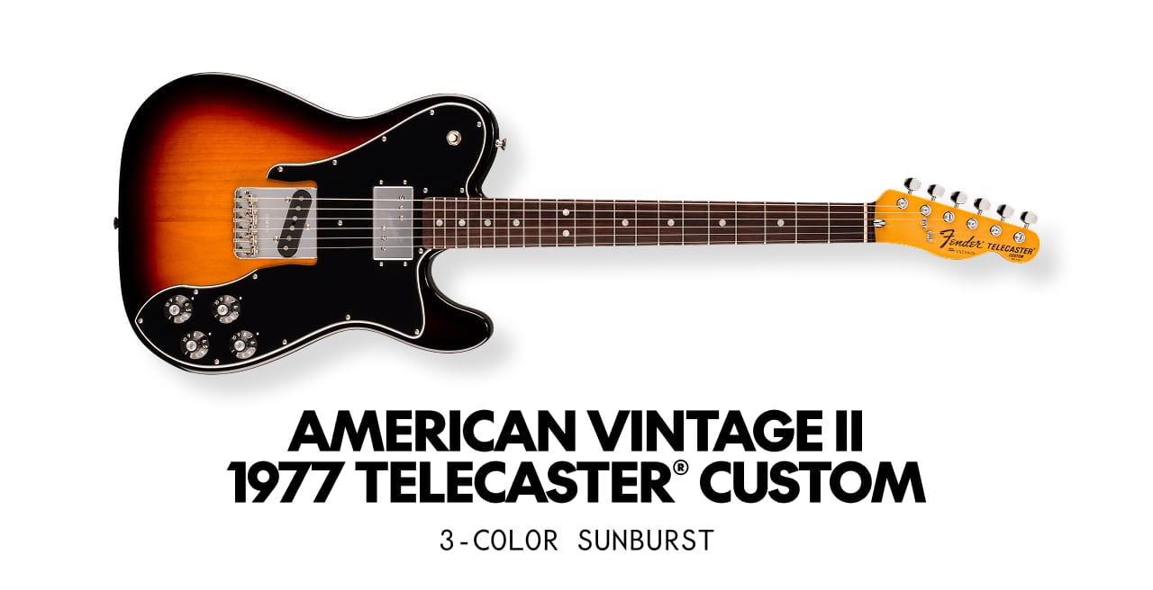 American Vintage II 1977 Telecaster Custom 3-Color Sunburst