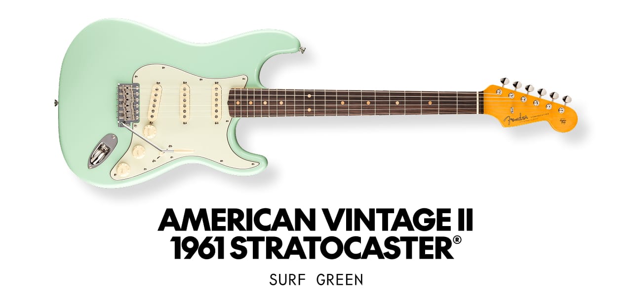 American Vintage II 1961 Stratocaster Surf Green