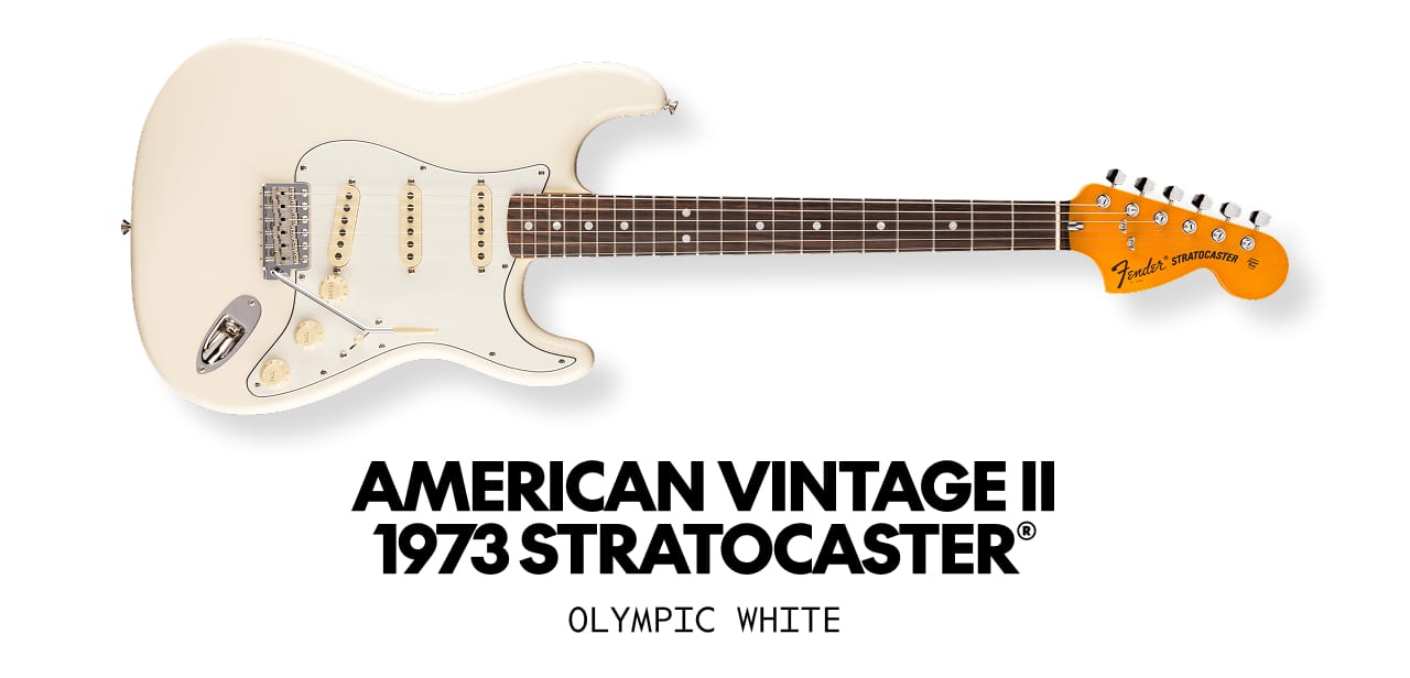 American Vintage II 1973 Stratocaster Olympic White