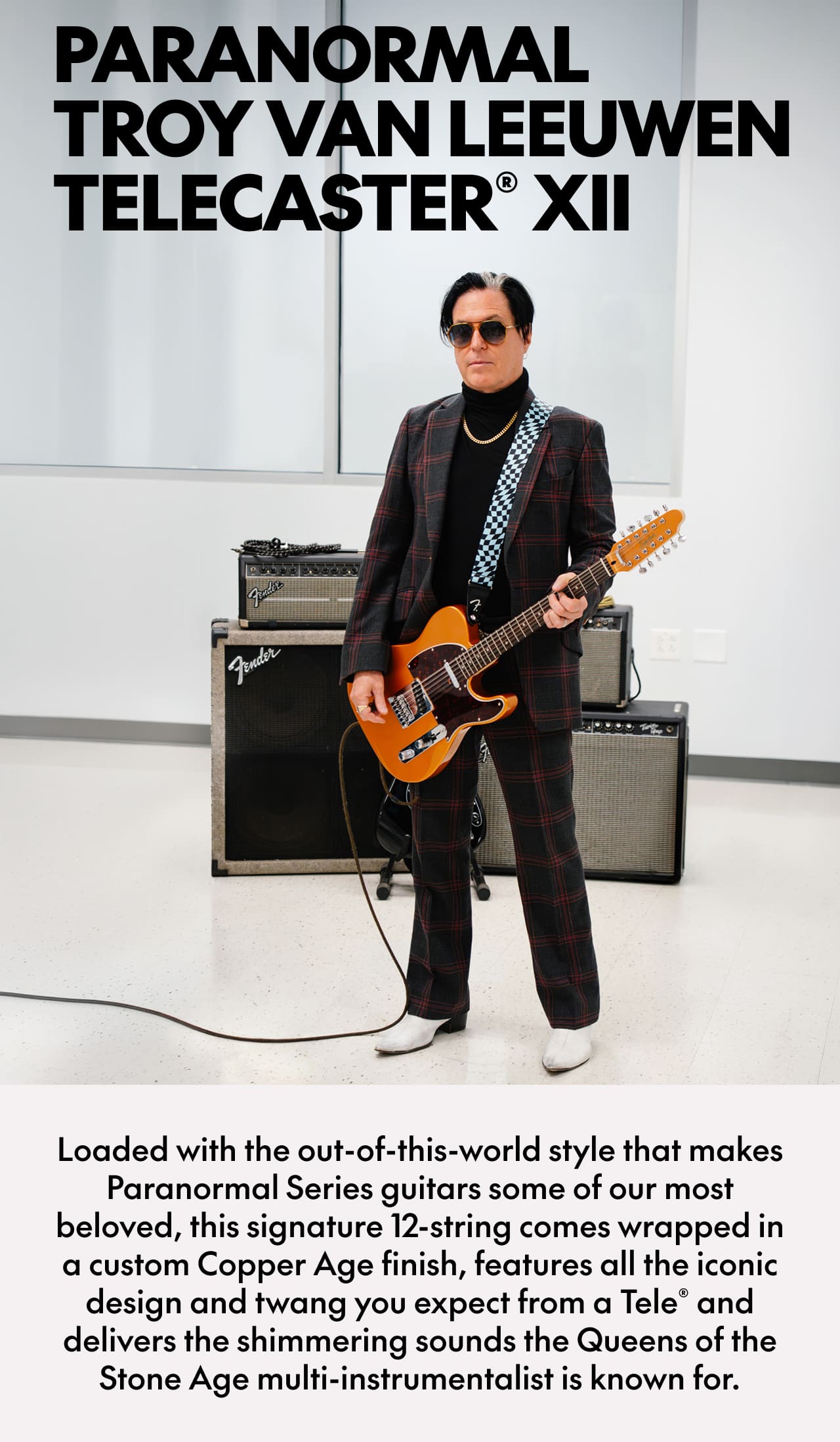 Paranormal Troy Van Leeuwen Telecaster XII