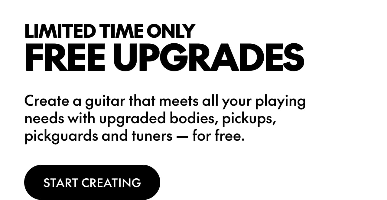 Limited Time Only: Free Upgrades