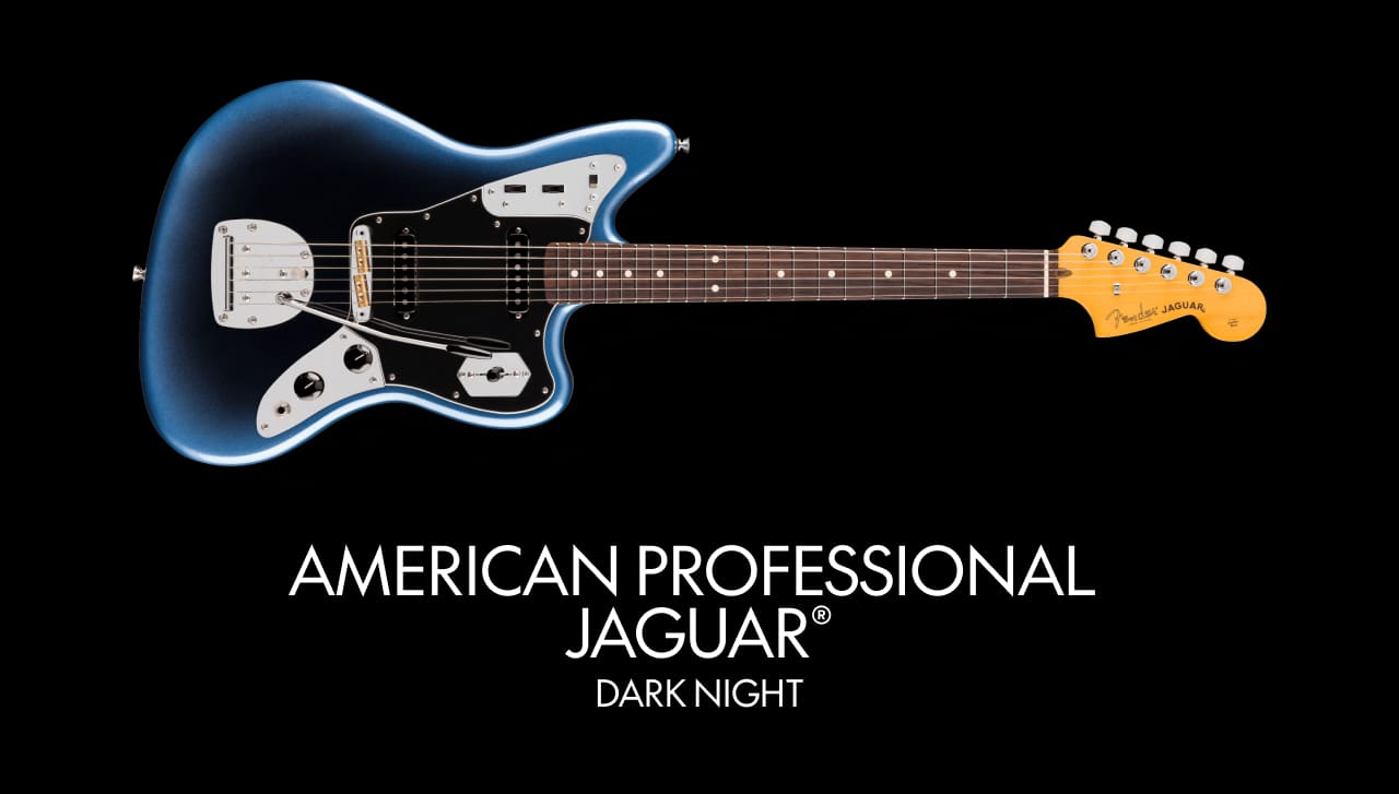 American Professional Jaguar in Dark Night