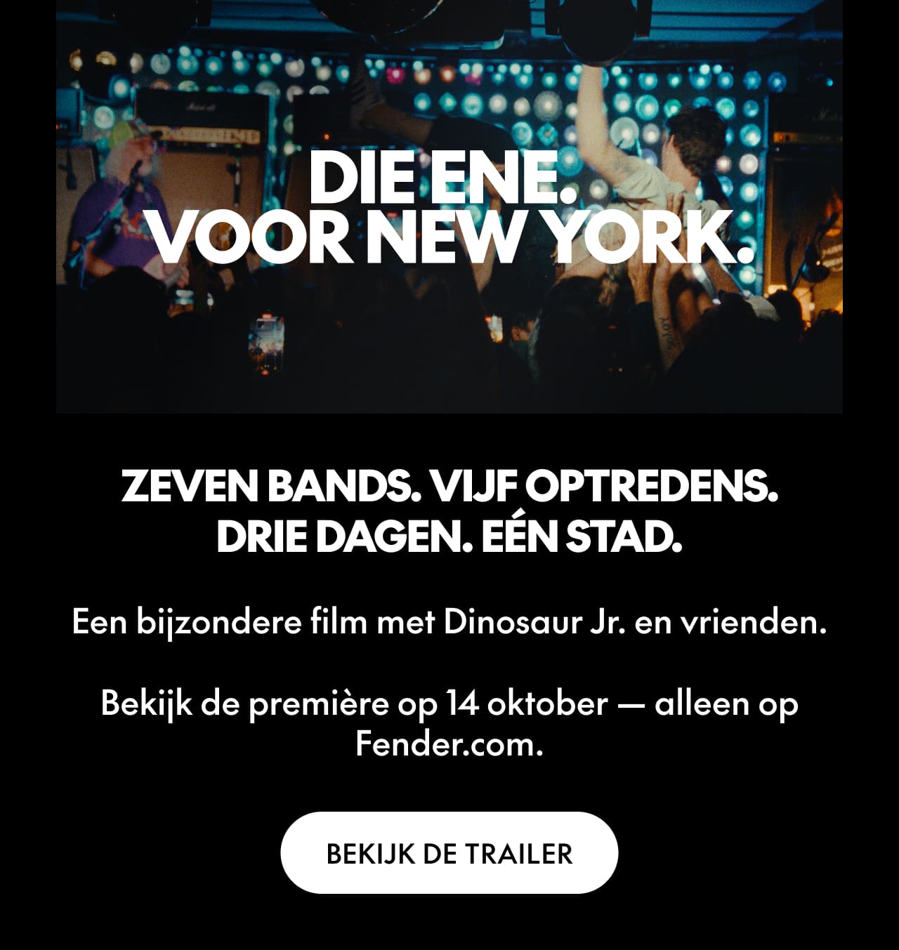 Die Ene. Voor New York.