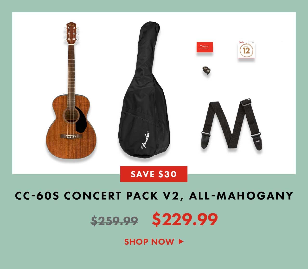 CC-60S Concery Pack v2 All Mahogany - Shop Now