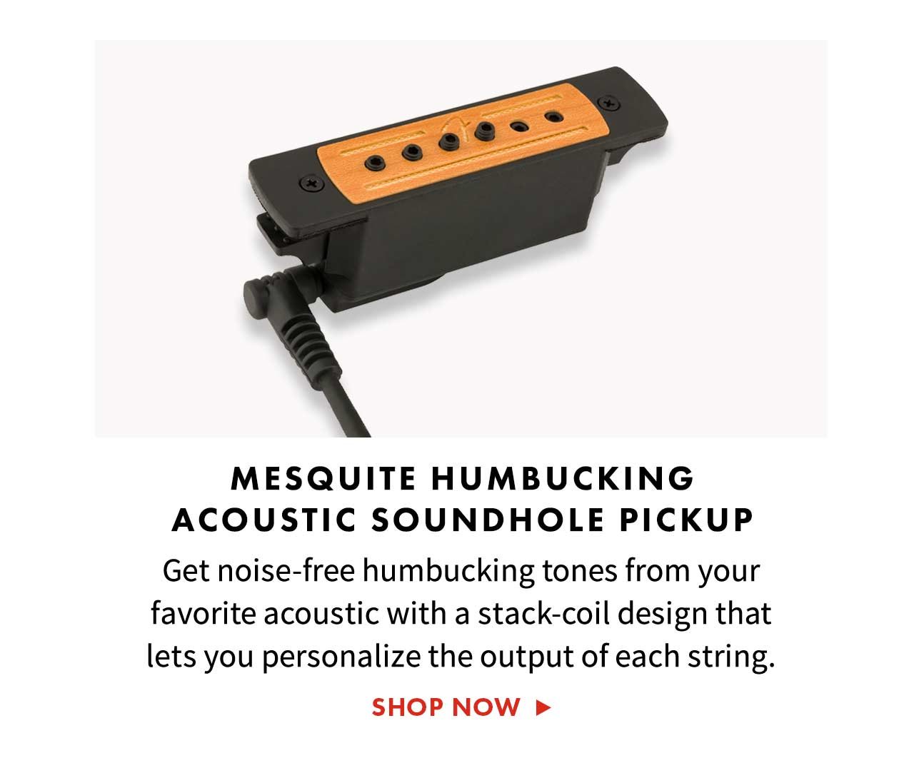 Mesquite Humbucking Acoustic Soundhole Pickup