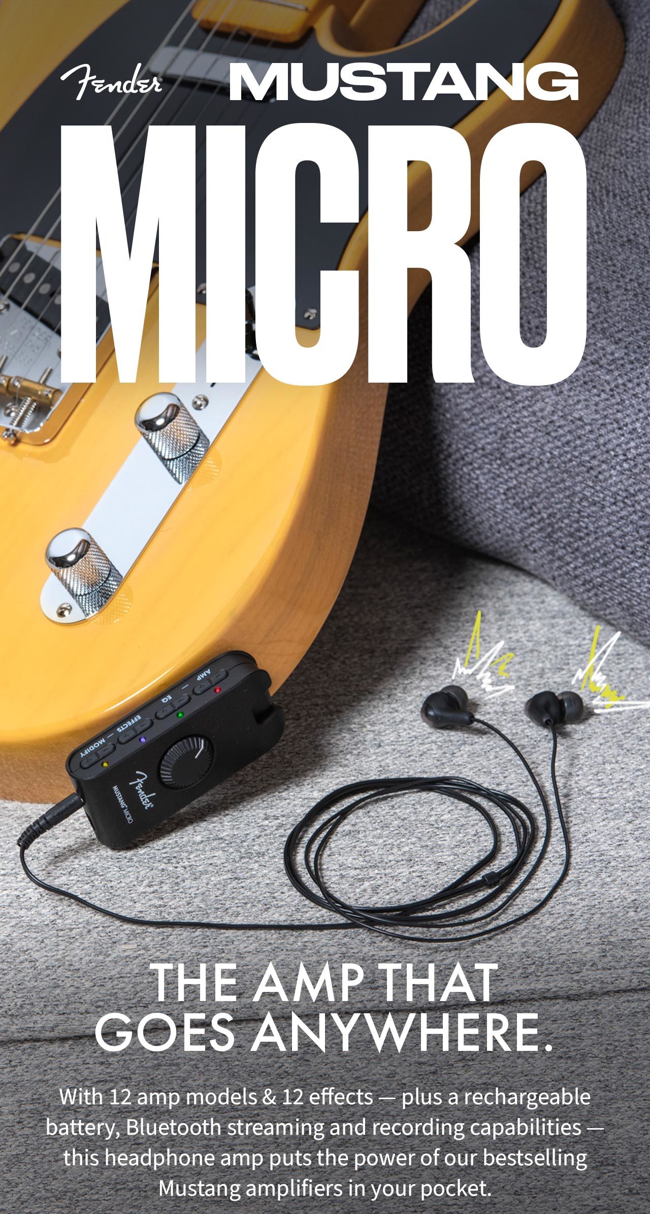 Mustang Micro | The Amp That Goes Anywhere