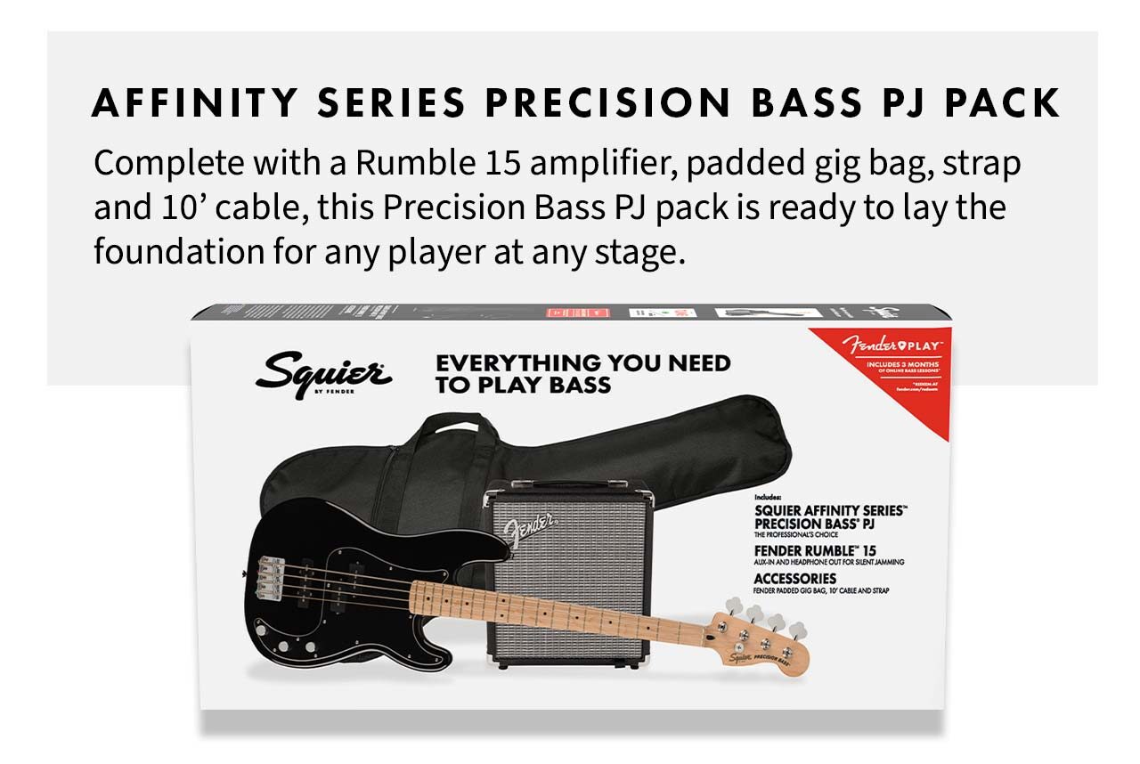 Affinity Series Precision Bass PJ Pack